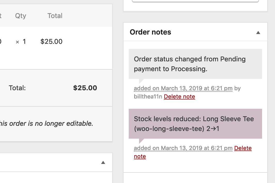 stock reduced