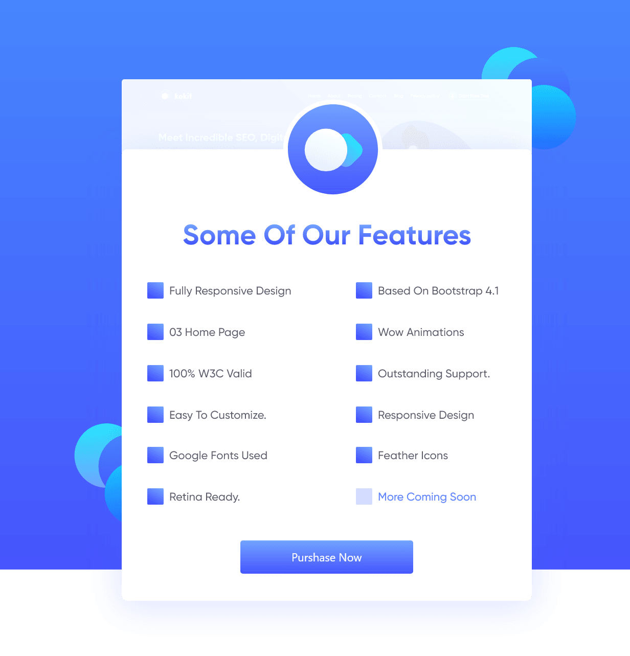 Kokit - SEO SaaS & Digital Agency Template